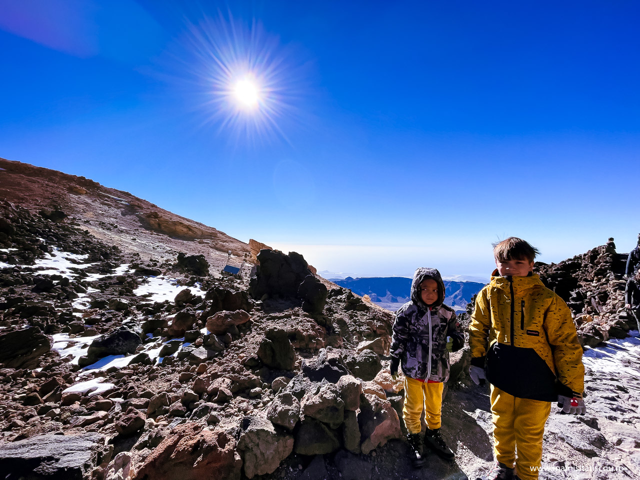 Soare pe Teide