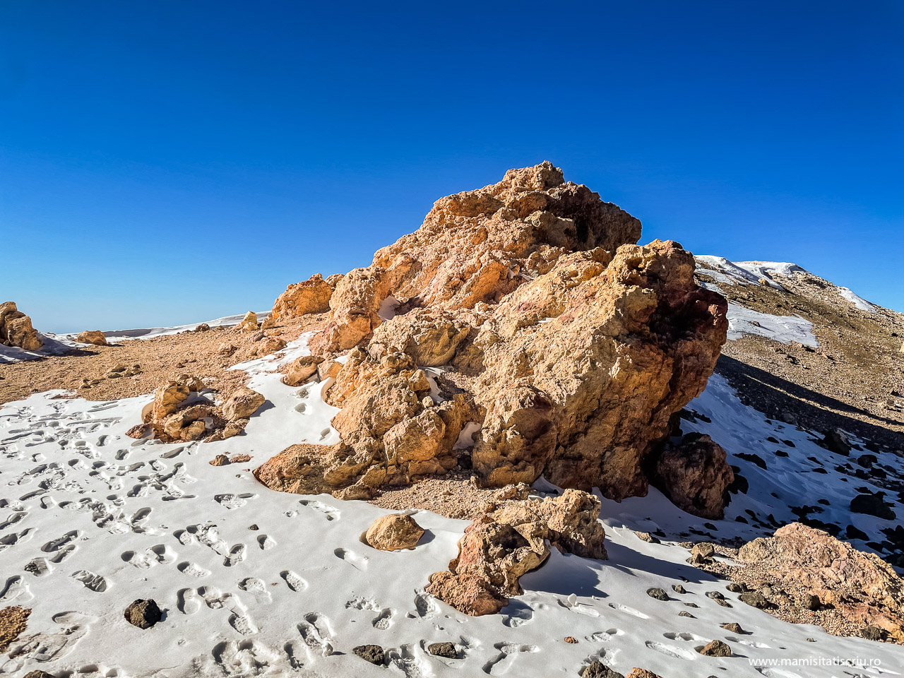 Zapada pe Vulcanul Teide