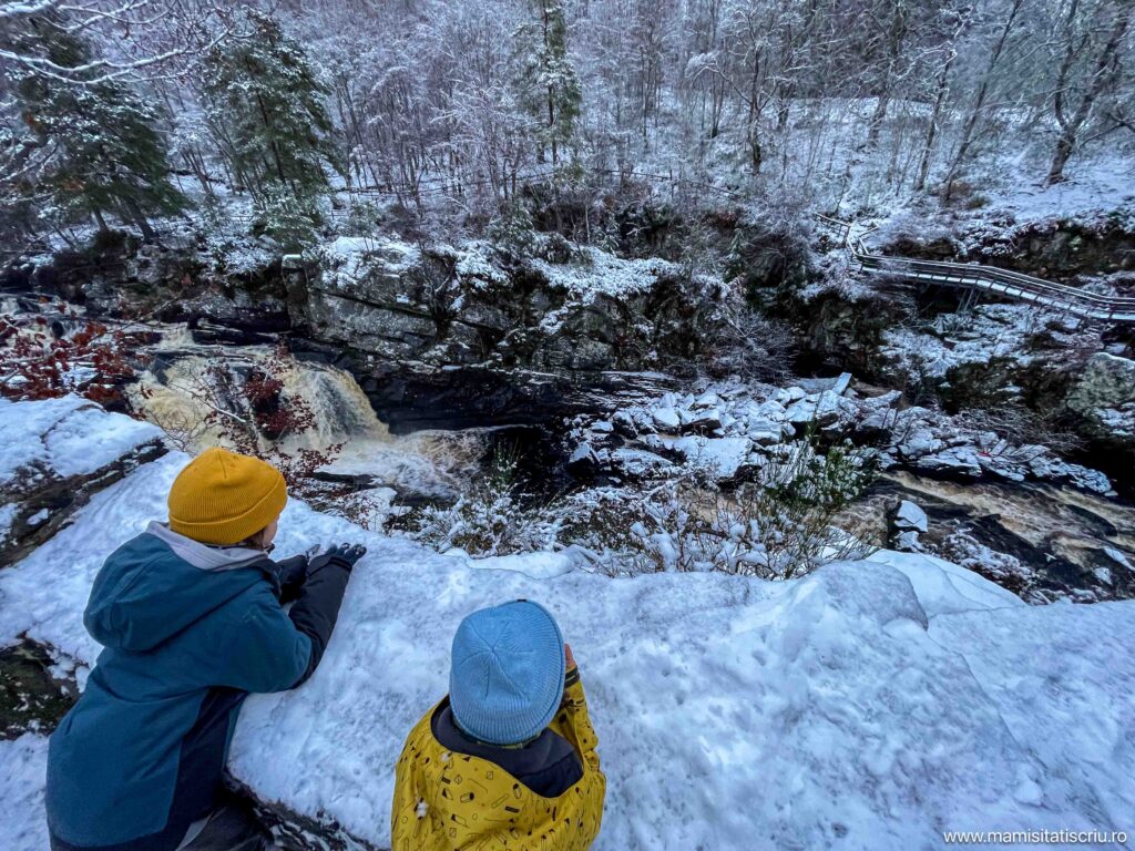 Roggie Falls si Corrieshalloch Gorge