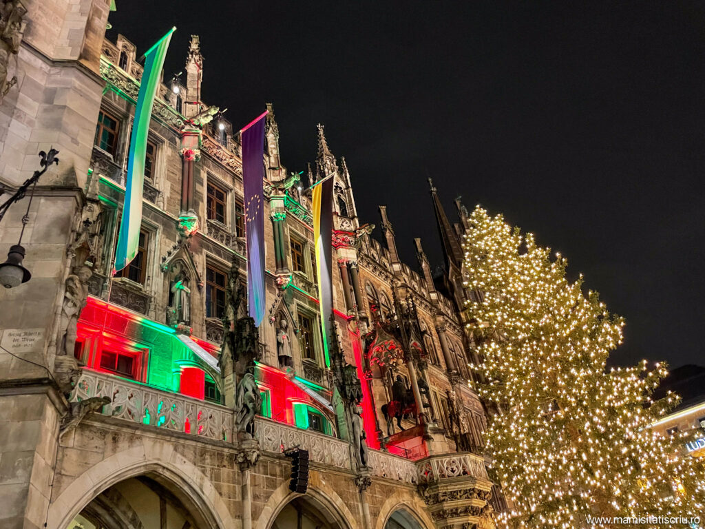 Marienplatz de Craciun - Munchen - Mami si Tati scriu